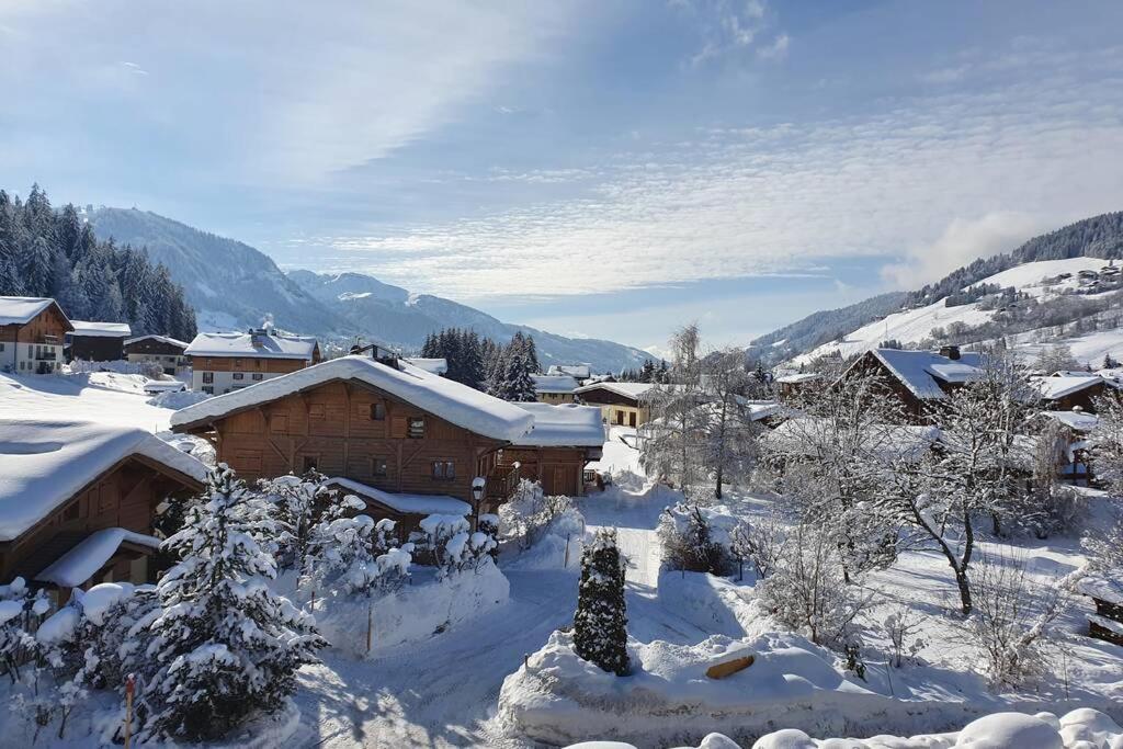 *** Le Refuge *** Logement Standing Megeve 代米考迪亚 外观 照片